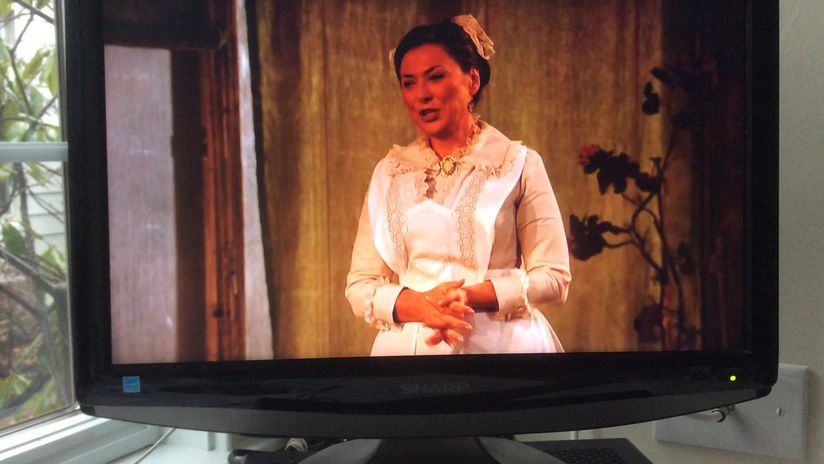 Met Opera Live HD Performance "Eugene Onegin" 2014  Offstage Voice